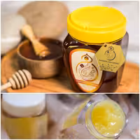 ترکیب عسل آویشن ویژه و 50 گرم ژل رویال 100 درصد طبیعی  مهرگان ایران   ( 950 گرم )