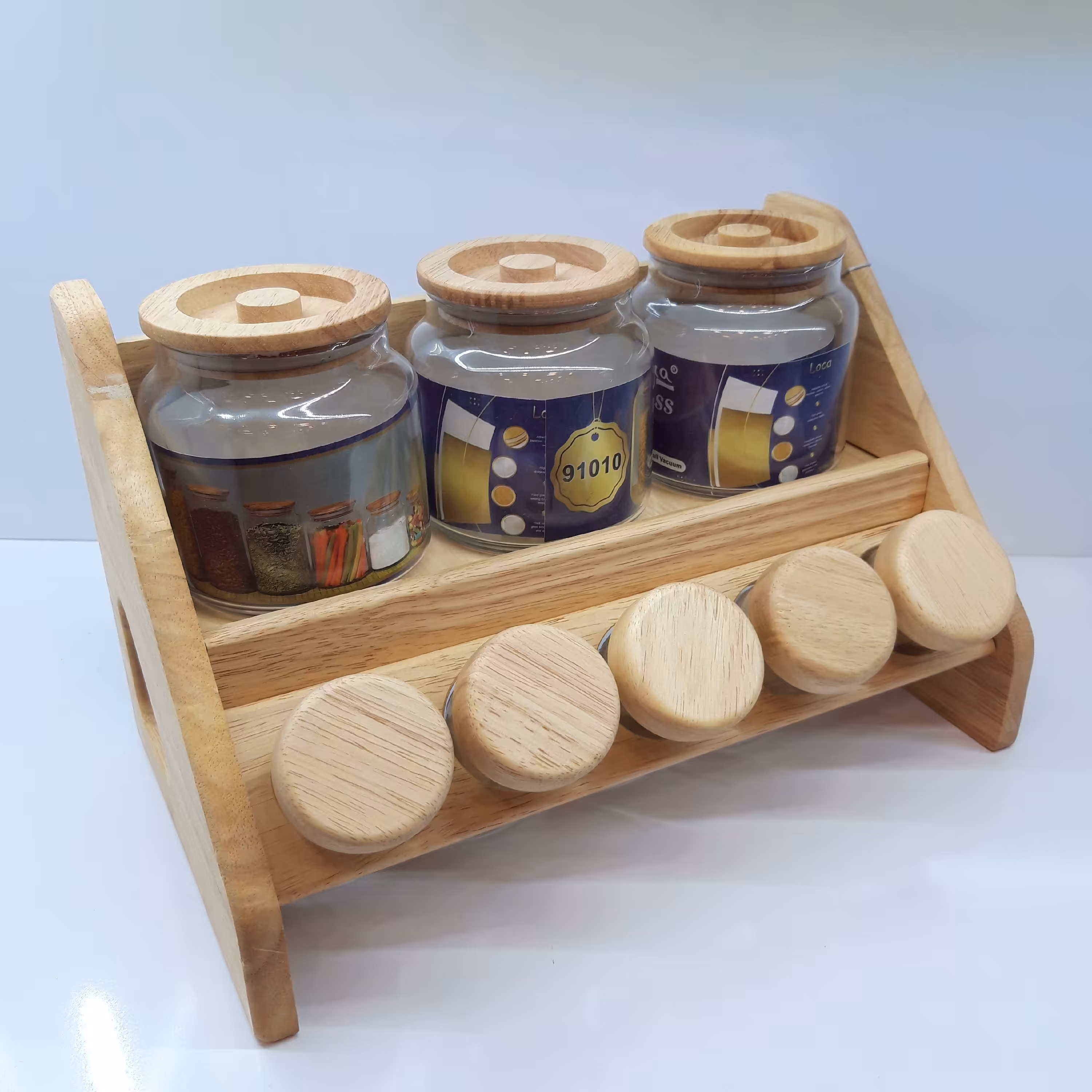 ست پا سماوری چوبی