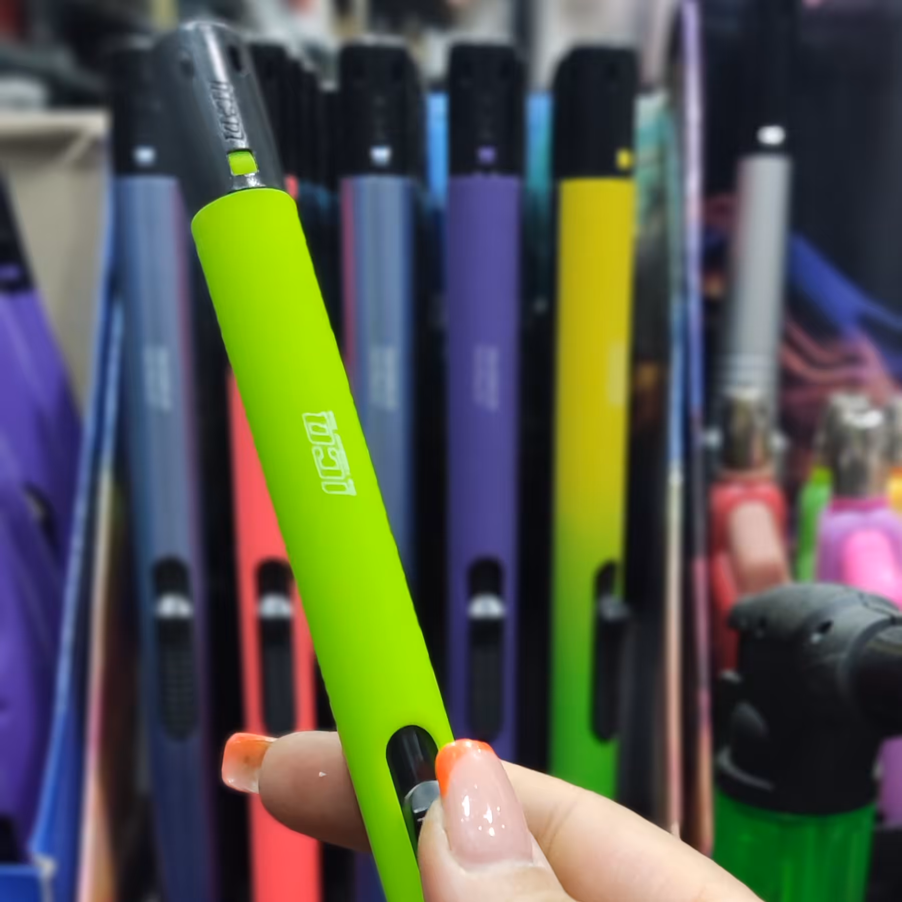 فندک مدادی رنگی