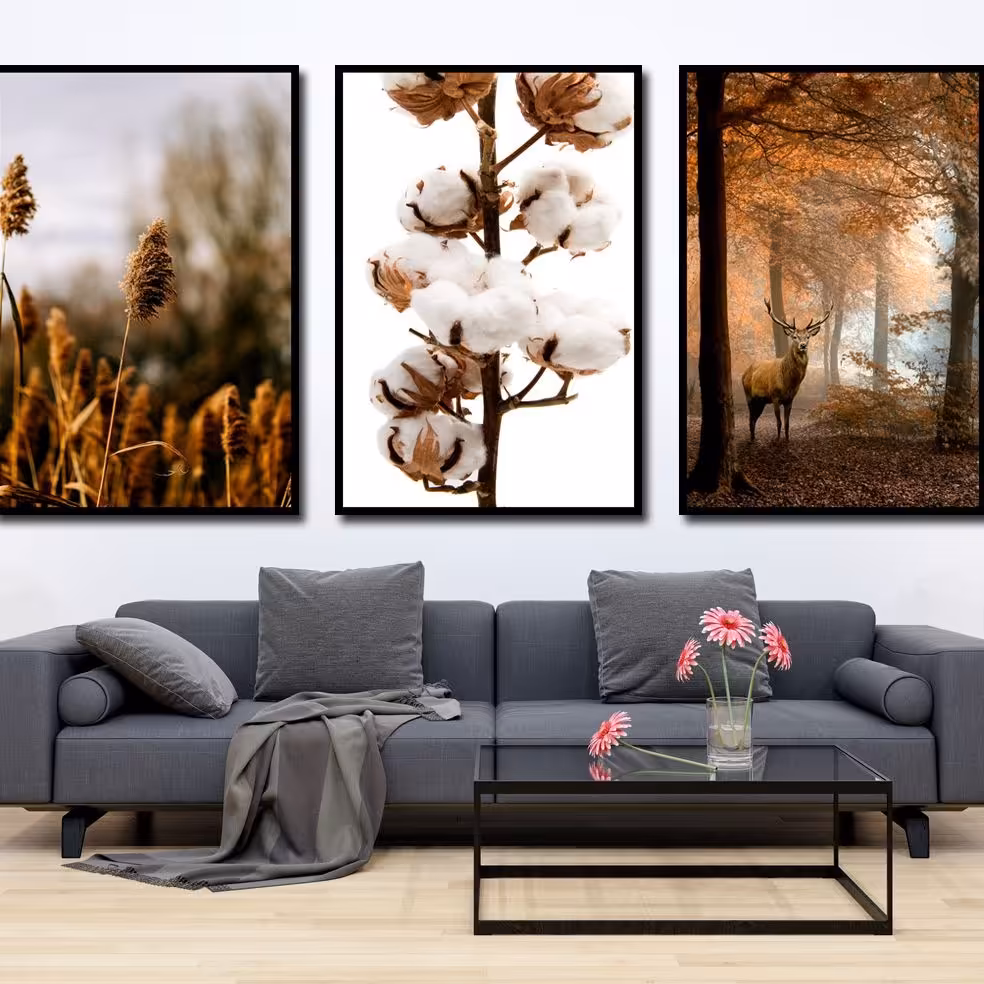 تابلو دکوراتیو 3تیکه کد 632