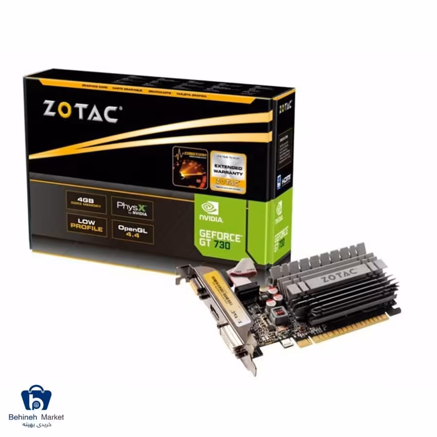 کارت گرافیک زوتک مدل GeForce GT730 Zone Edition 4GB DDR3