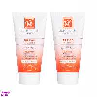 کرم ضد آفتاب کرم پودری رنگی مای با SPF60 حجم 50 میلی لیتر مجموعه 2 عددی