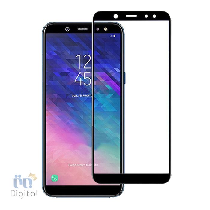 محافظ صفحه نمایش مدل Full Cover Tempered Glass مناسب برای Samsung Galaxy A6 2018