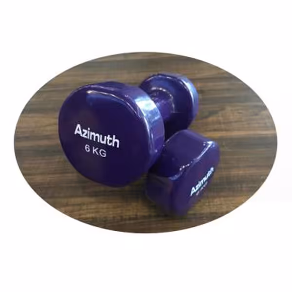 دمبل ایروبیک 6  کیلویی آذیموس مدل 091