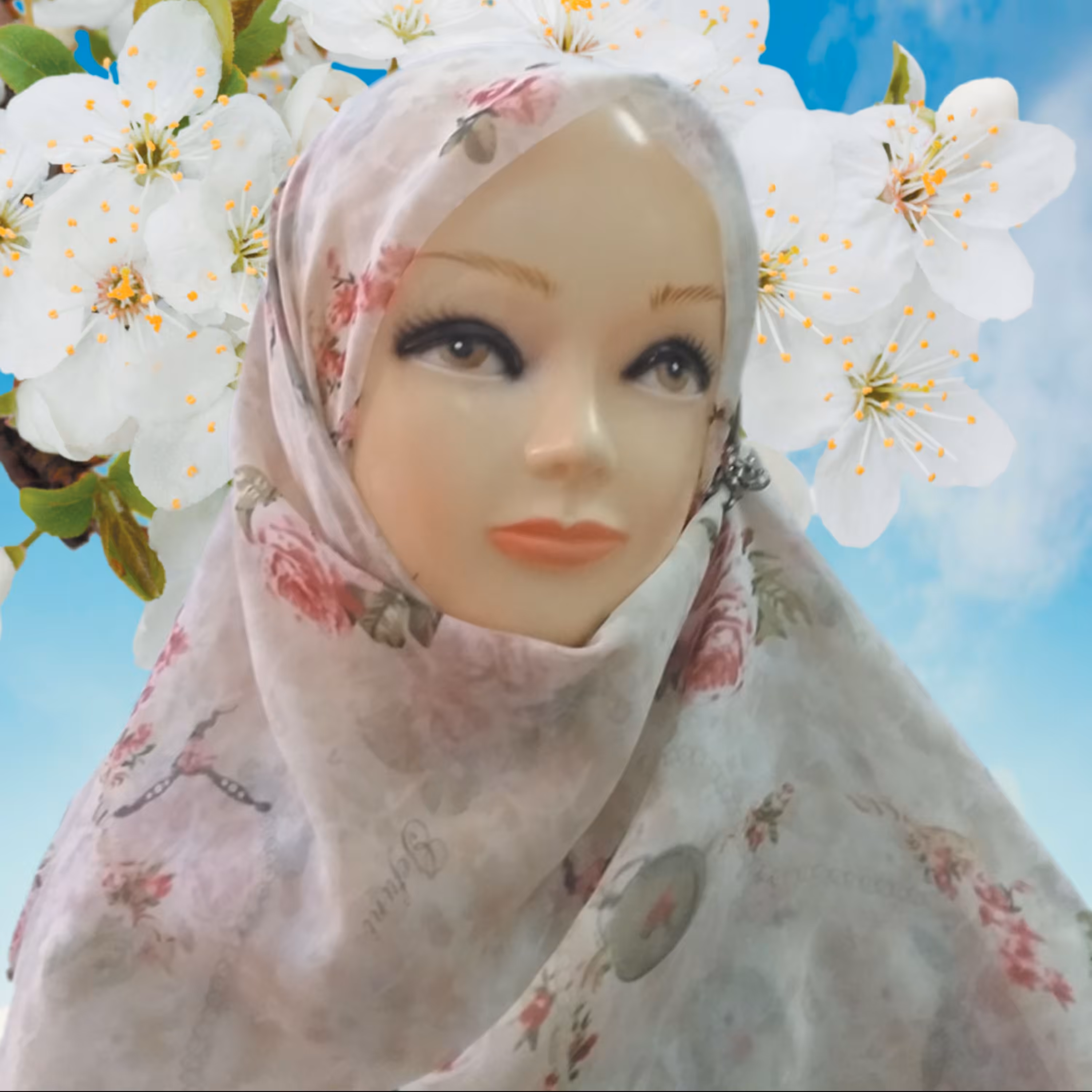 ست روسری ساقدست حریر 13