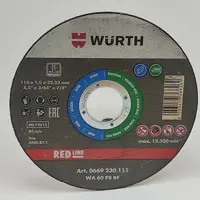 صفحه برش 115 استیل WURTH وول وورث آلمانی

