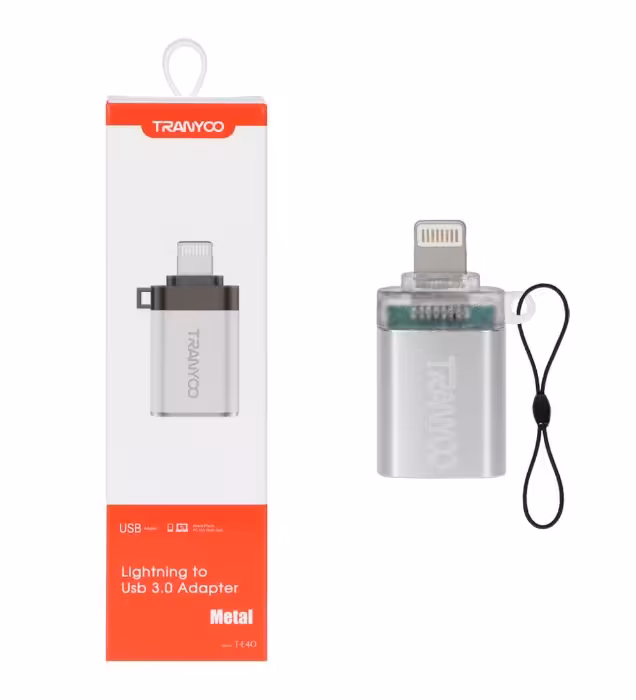 تبدیل USB3.0 به Lightning ترانیو مدل T-E40