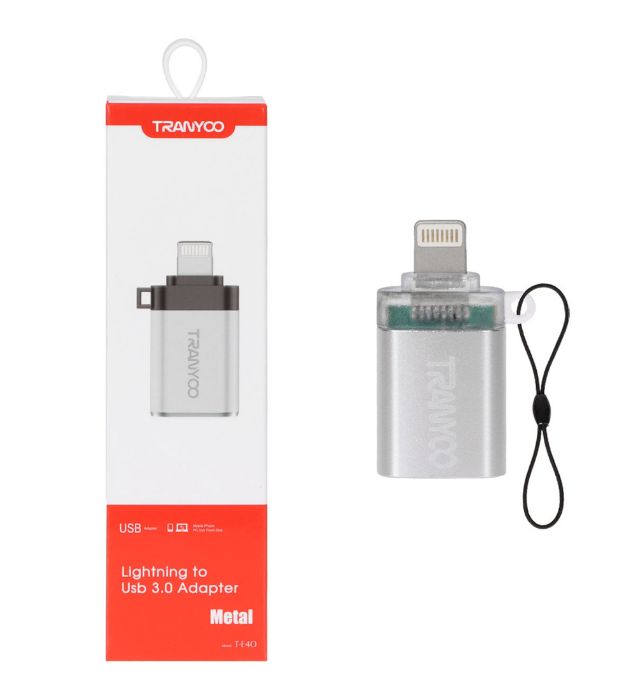 تبدیل USB3.0 به Lightning ترانیو مدل T-E40