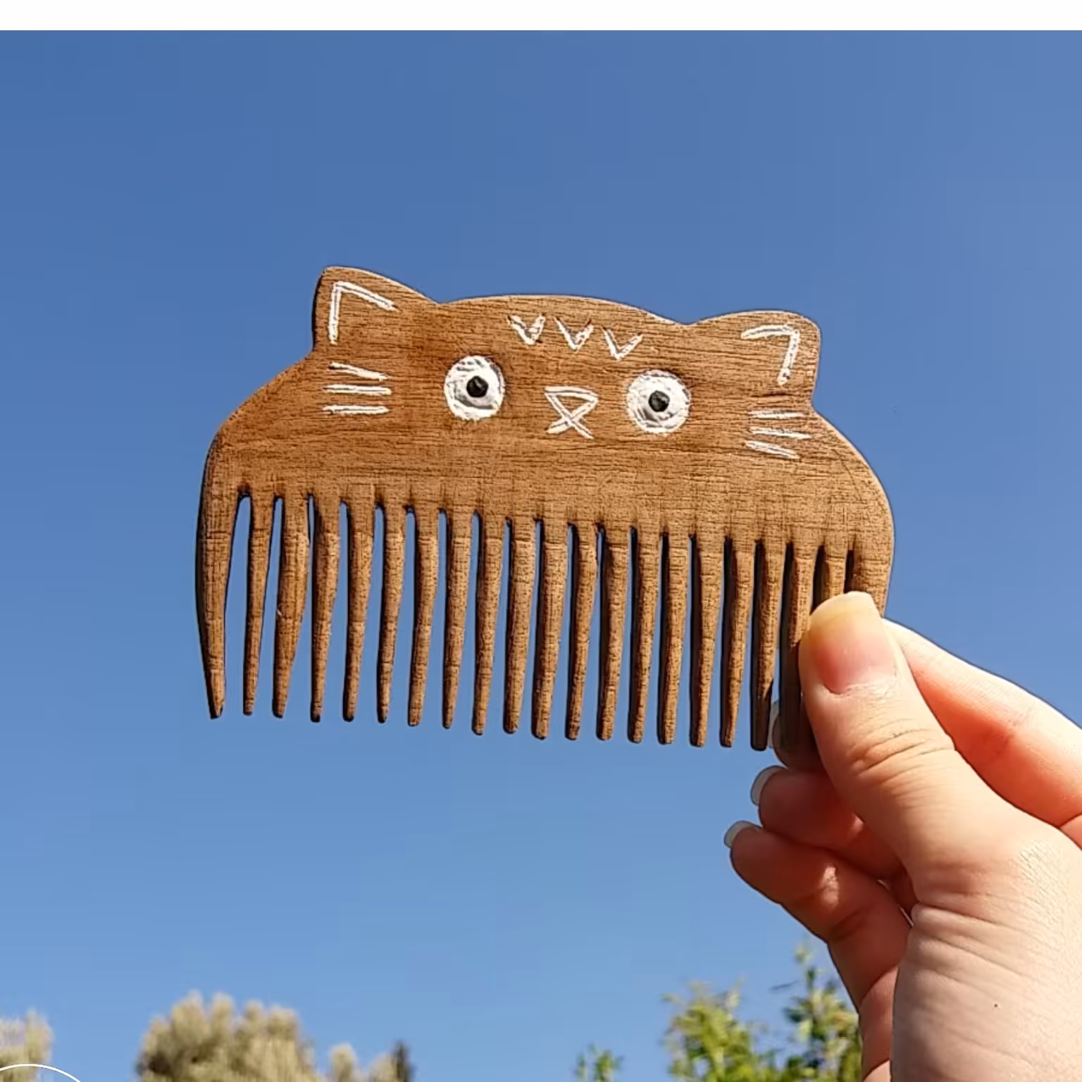 شانه طرح گربه