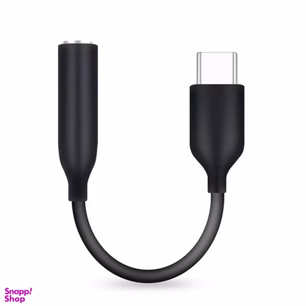 کابل تبدیل USB-C به جک 3.5 میلی متری مدل T15991 طول 19 سانتی متر