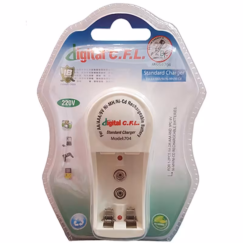 شارژر باتری دو عددی Digital C.F.L-704