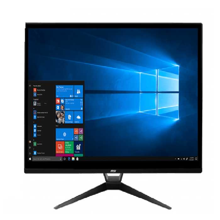کامپیوتر All In One ام اس آی 22 اینچی مدل Pro 22X 9M پردازنده Core i3 9100 رم 4GB حافظه 1TB گرافیک Intel غیرلمسی