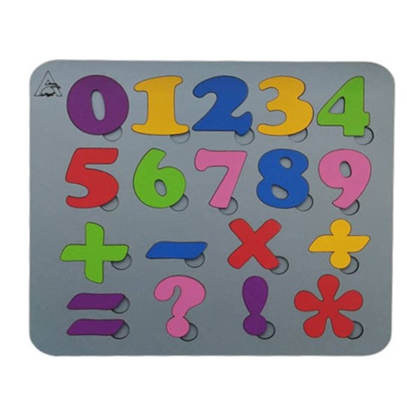 پازل چوبی آموزش اعداد انگلیسی کد 02