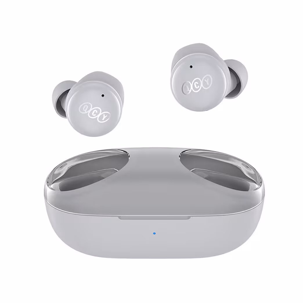 ایرفون بی سیم QCY مدل T17S - خاکستری (گارانتی 18 ماهه می همراه)