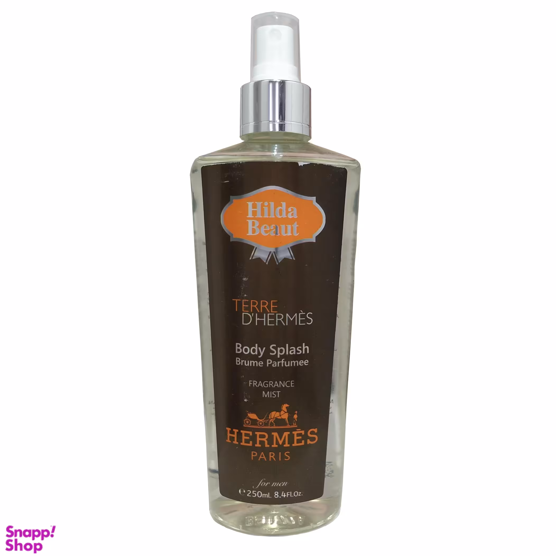 بادی اسپلش هیلدا بیوت (Hilda Beaut) مدل TERRE D`HERMES حجم 250 میلی‌لیتر