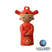 فلش مموری فانتزی دایا دیتا داماد  چینی مدلPF1011-5 ظرفیت64GB-USB2 رنگ قرمز