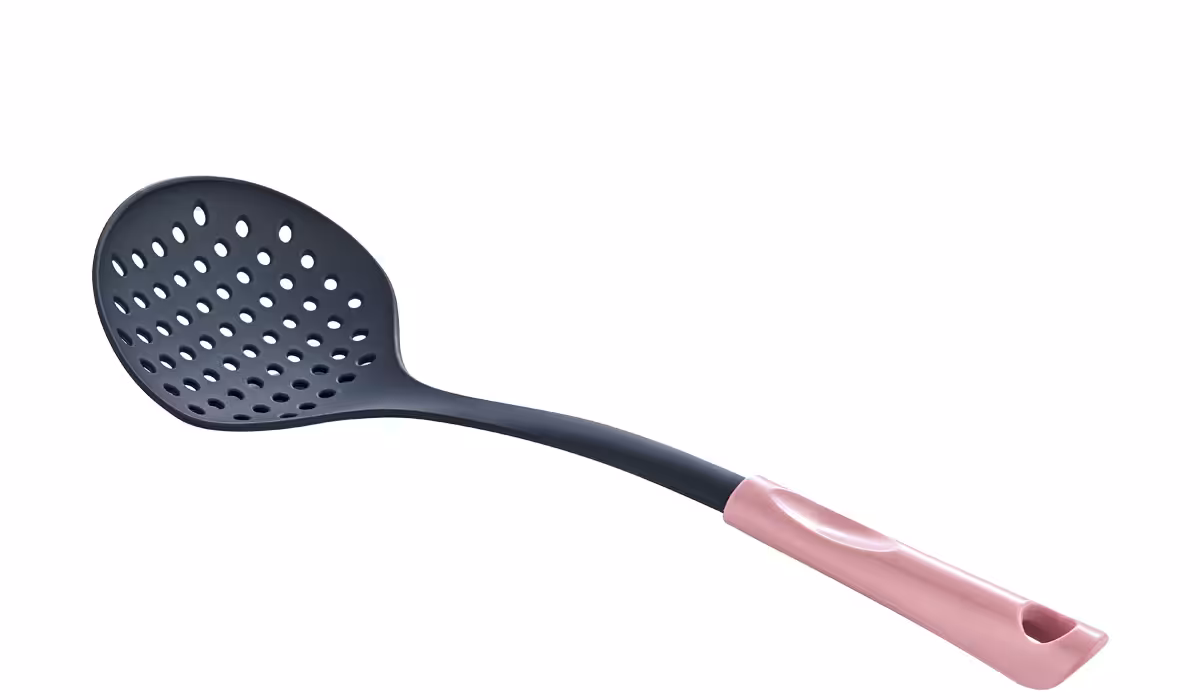 (فری کوک) کفگیر برنج دسته رنگی نشکن 170