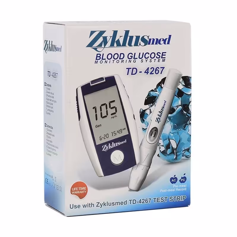 دستگاه تست قند خون زیکلاس مد مدل TD-4267
بدون نوار
