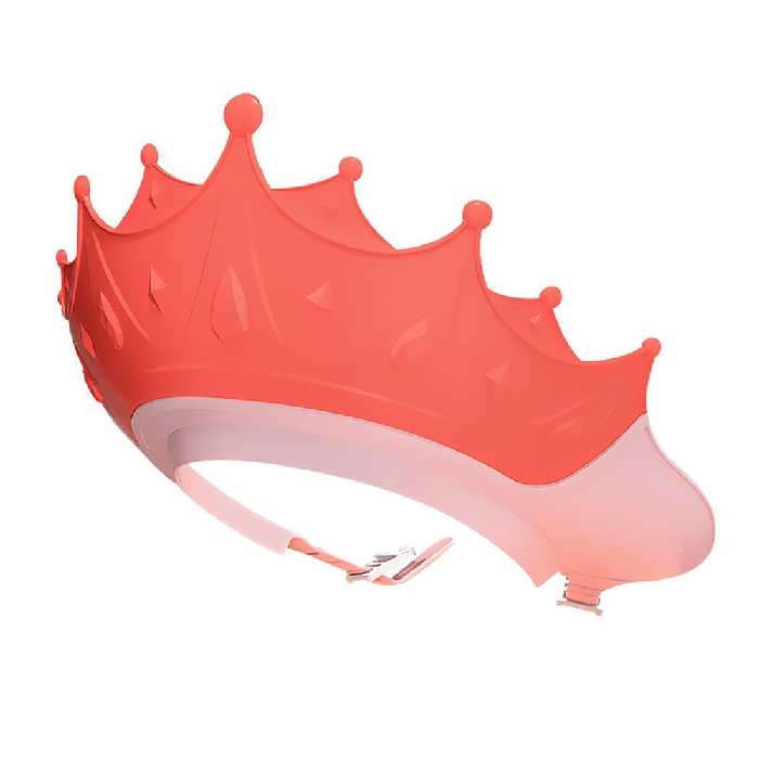 کلاه حمام سیلیکونی نوزاد طرح تاج