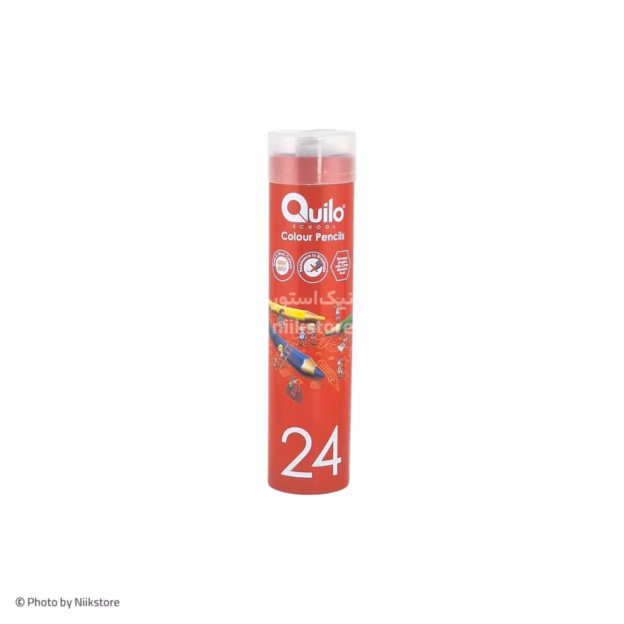 مدادرنگی 24 رنگ جعبه استوانه ای کویلو