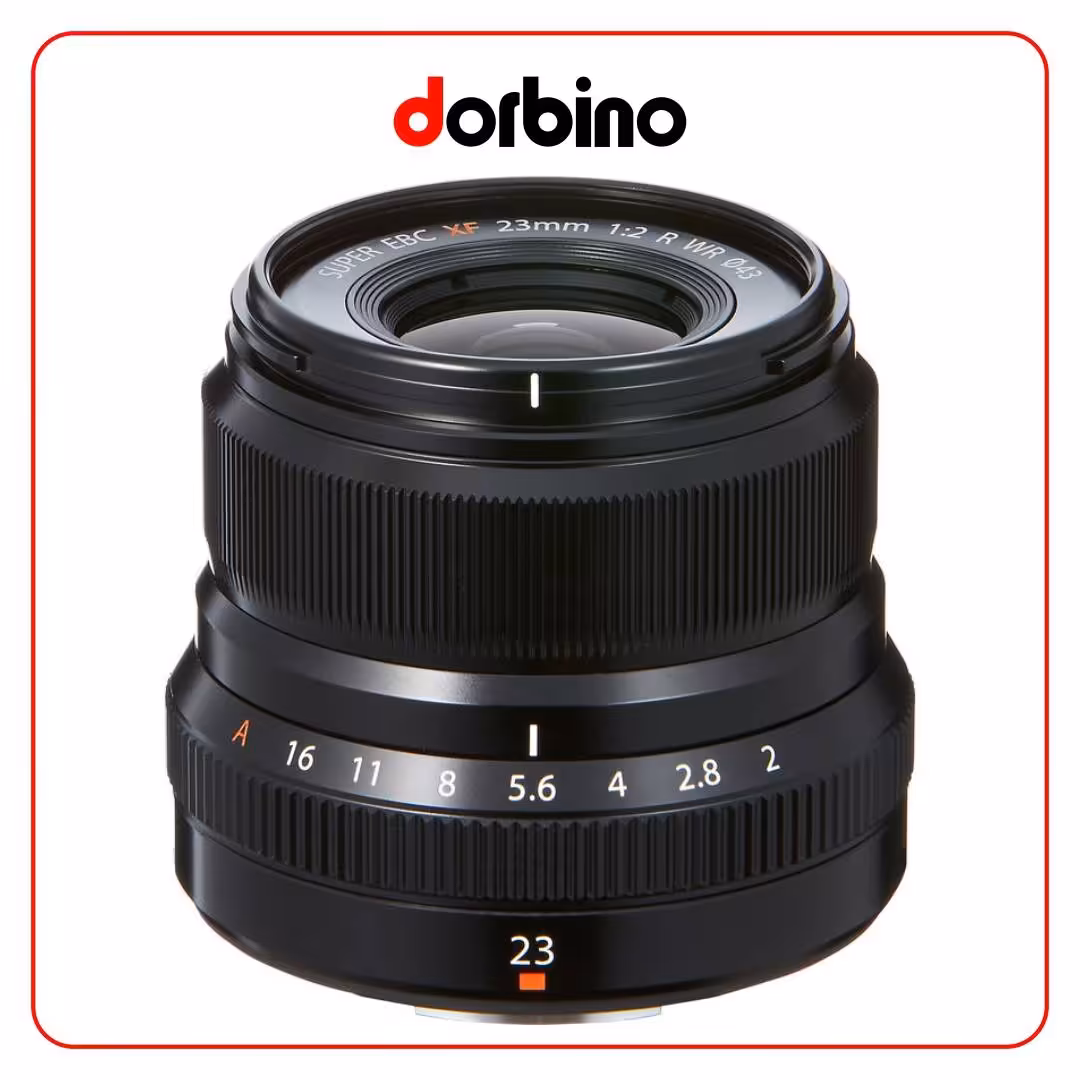 لنز فوجی فیلم FUJIFILM XF 23mm f/2 R WR Lens (Black) - فروشگاه دوربین دوربینو