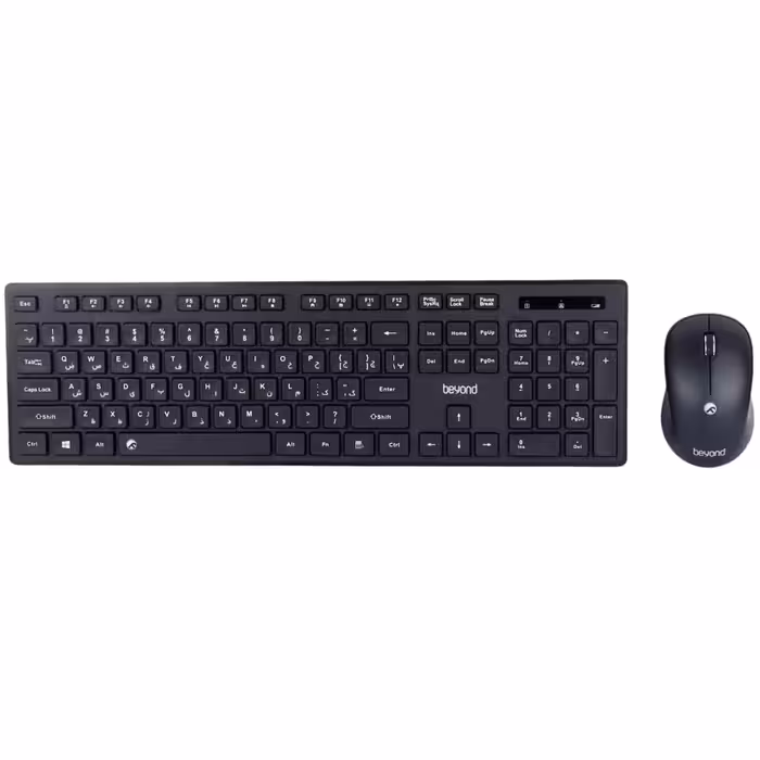 کیبورد و ماوس وایرلس بیاند مدل BMK-5660RFBeyond BMK-5660RF Wireless Keyboard And Mouse