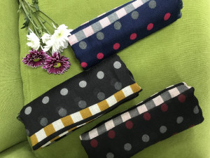 شال نخی طرح توپی