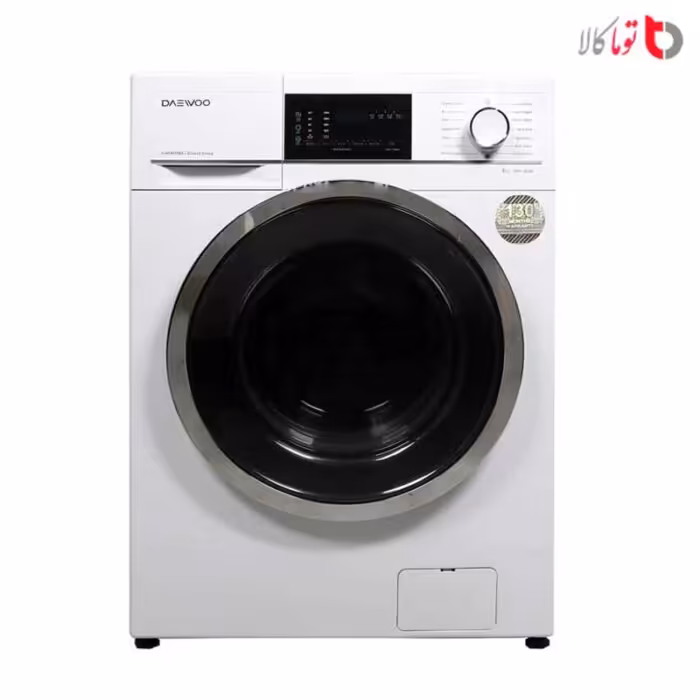 ماشین لباسشویی دوو سری کاریزما 8 کیلویی مدل DWK-CH820Cسفید گارانتی انتخاب سرویس