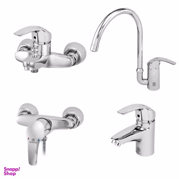 ست شیرآلات بهداشتی قهرمان مدل آلمانی