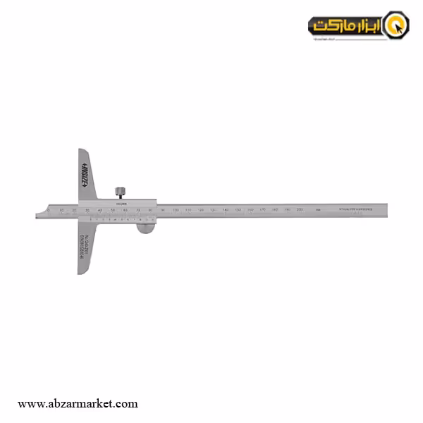 کولیس عمق سنج ورنیه اینسایز 300 میلی متر (با گارانتی شرکتی) مدل 3001-1240