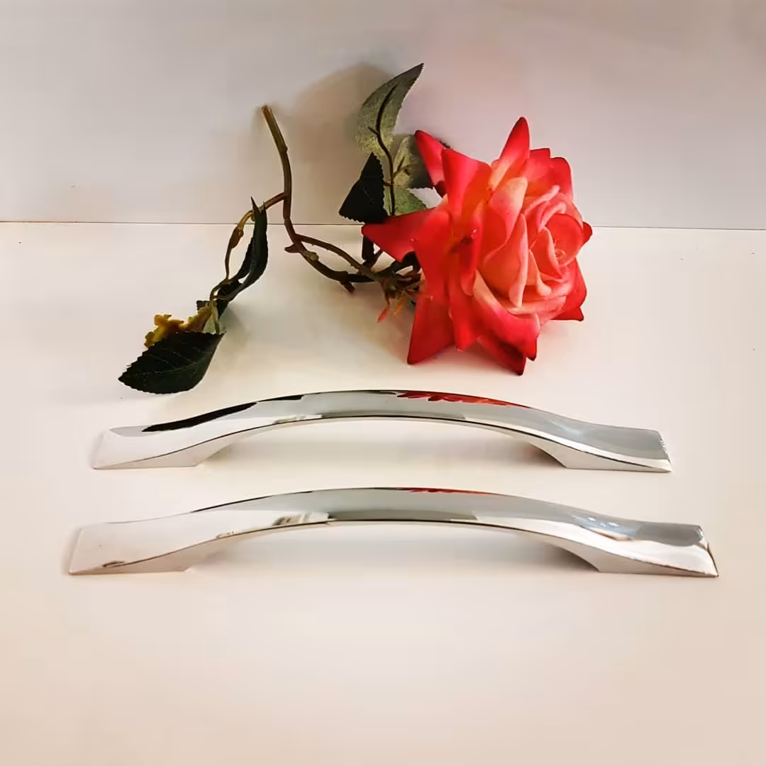 دستگیره کابینت سایز 96 میل کروم جنس آلومینیوم آبکاری کروم