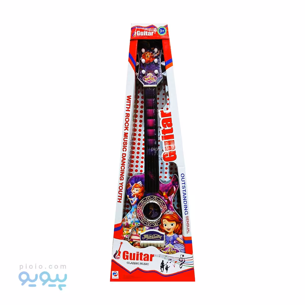 اسباب بازی گیتار طرح سوفیا پارس مدل 4786 تک و عمده