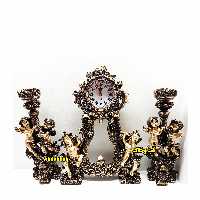 مجسمه ساعت وشمعدان (کد108)