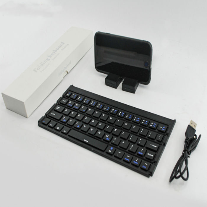 کیبورد تاشو وایرلس برای گوشی مدل Folding Keyboard RF-1004