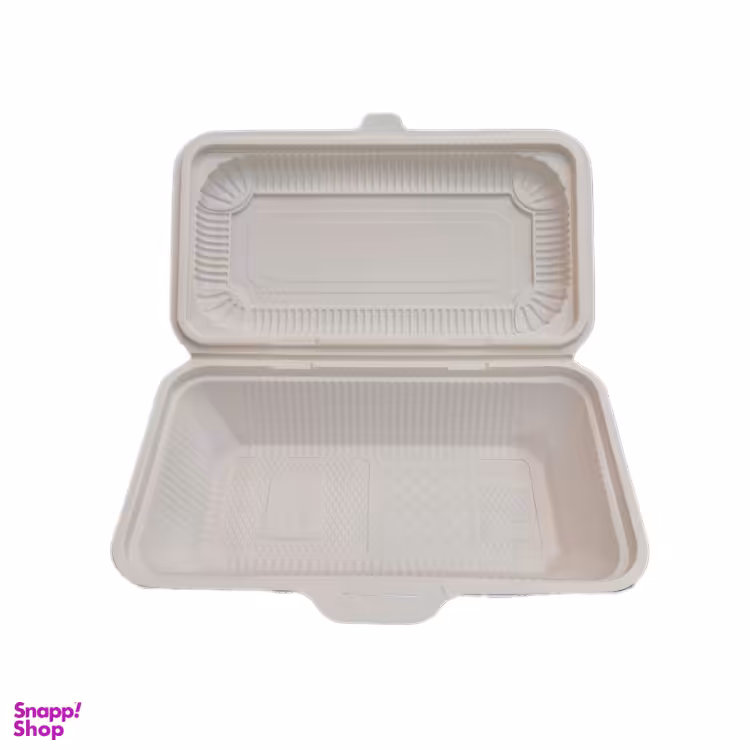 ظرف دو پرسی گیاهی یکبار مصرف آملون کد 39/11072 بسته ۱۲ عددی