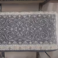 یک جفت پشتی فرشی 1200 شانه صددرصد نخ اکریلیک سایز 50 در 100 سانت پس کرایه