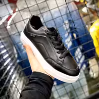 کفش کتانی مشکی با زیره سفید طرح اکو با سایزبندی 41 تا 44