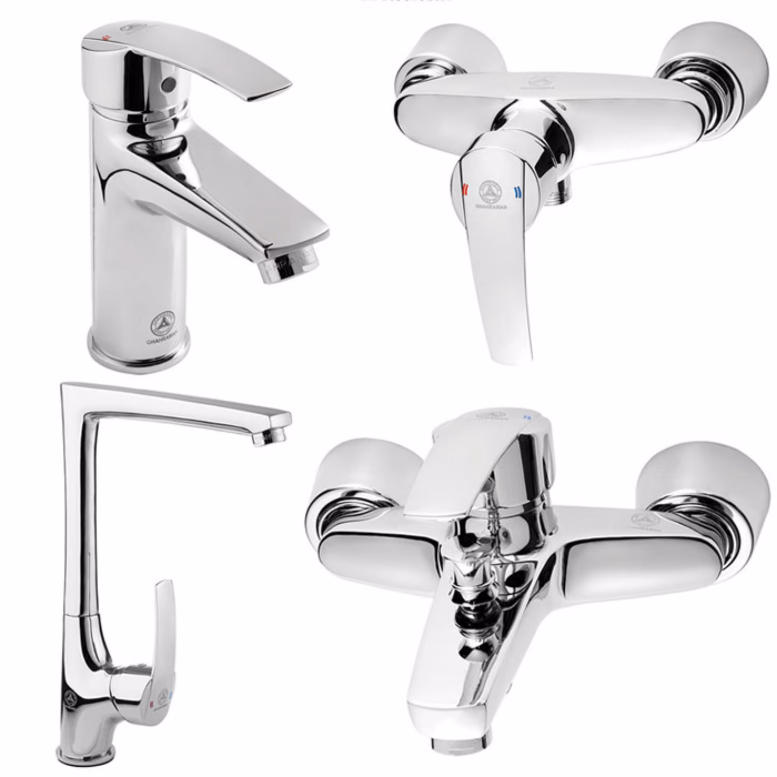 ست کامل شیرآلات بهداشتی قهرمان مدل بهادر