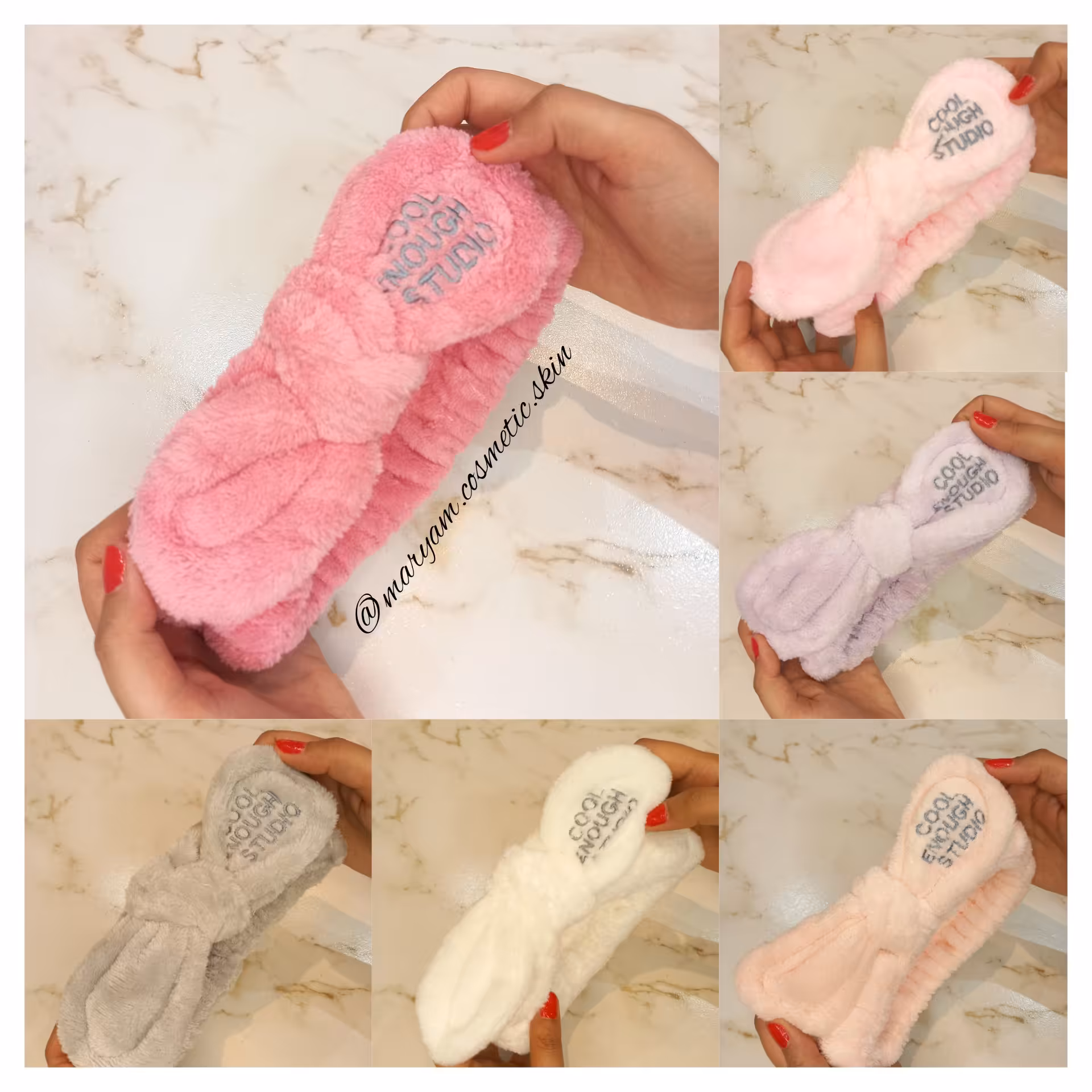 هدبند حوله ای پاپیونی