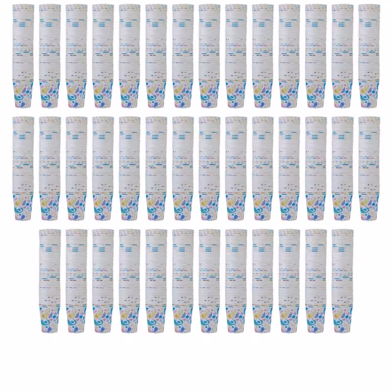 لیوان یکبار مصرف کاغذی مدل V 220 بسته 2000 عددی