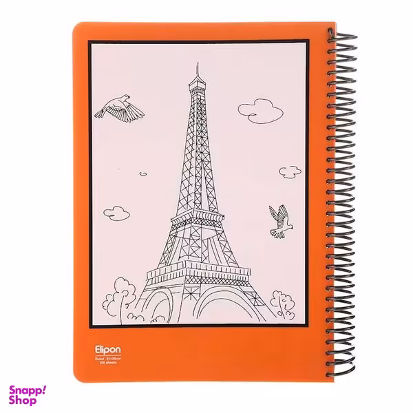 دفتر مشق 100 برگ الیپون مدل 8131620 کد 154213