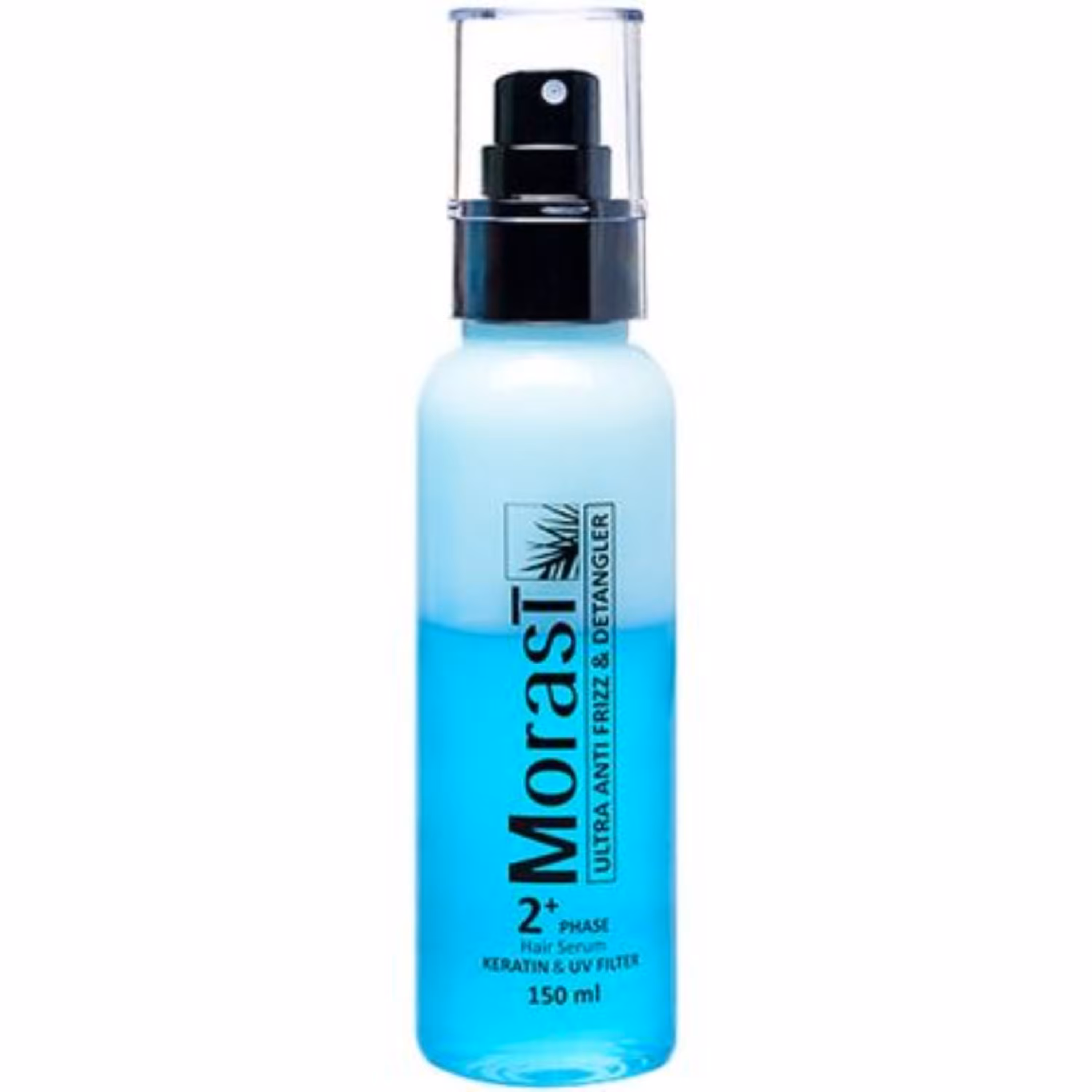 اسپری دوفاز مو مورست مدل آبی آبرسان و تقویت کننده مو جلوگیری از ریزش و وزی مو