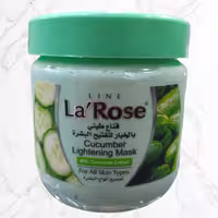 ماسک خاک رس لا رز  LaRose عصاره خیار جلا دهنده وتقویت کننده پوست حجم  500ml مناسب برای انواع پوست 