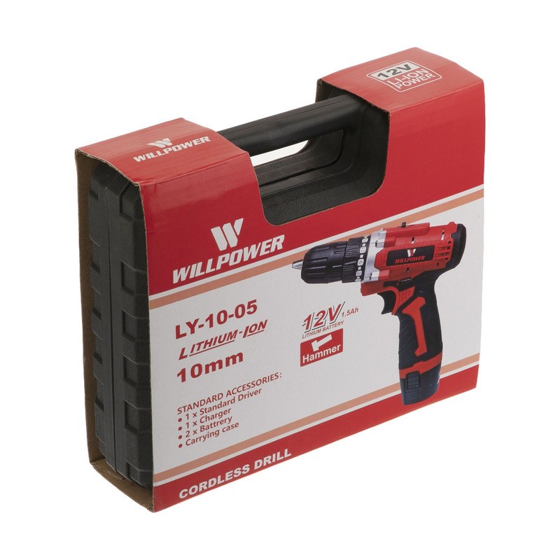 دریل پیچ گوشتی شارژی ویل پاور مدل LY-10-05