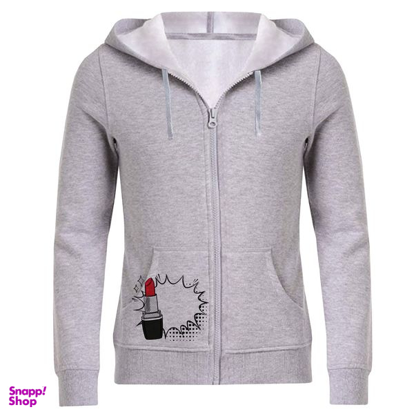 سویشرت زنانه طرح رژ کد R17