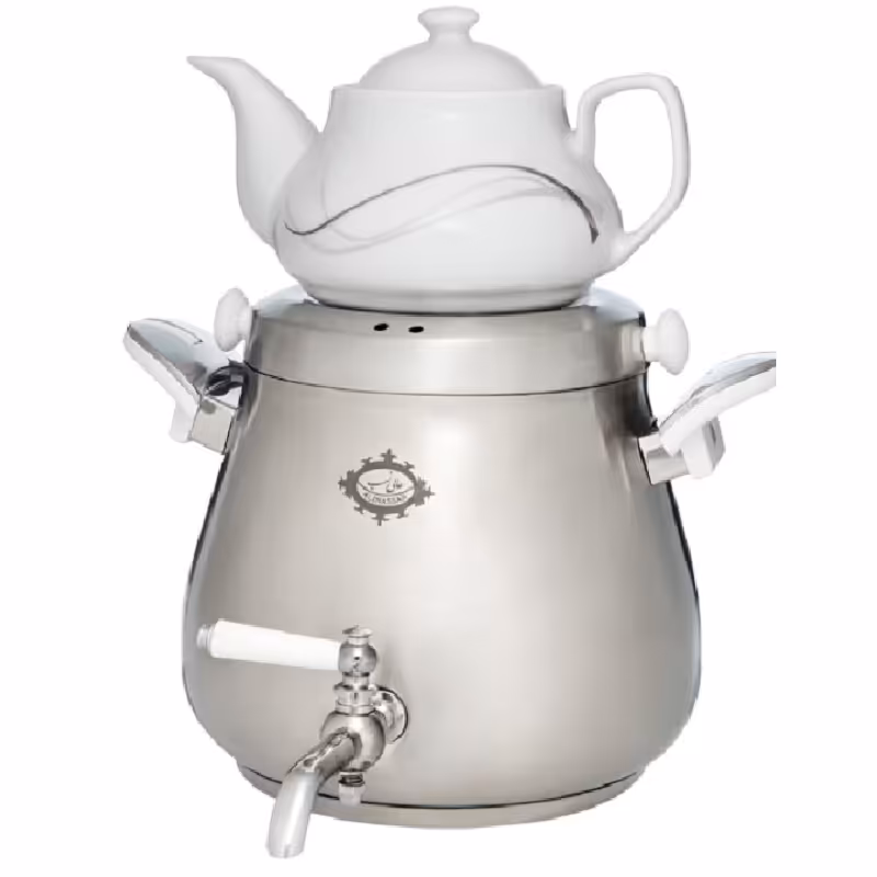 کتری شیردار عالی نسب مدل نسترن ظرفیت 4 لیتر