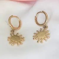 گوشواره زنانه تاش مدل خورشید