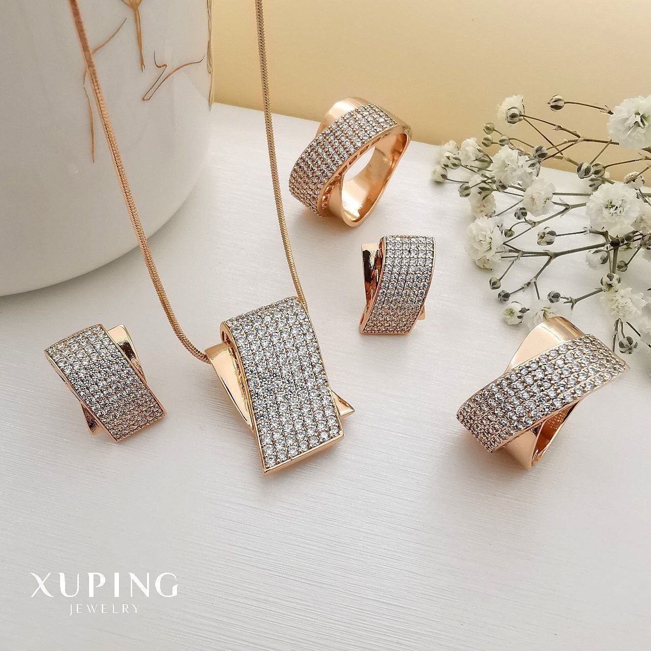 نیم ست پلاک گوشواره مارشال ژوپینگ