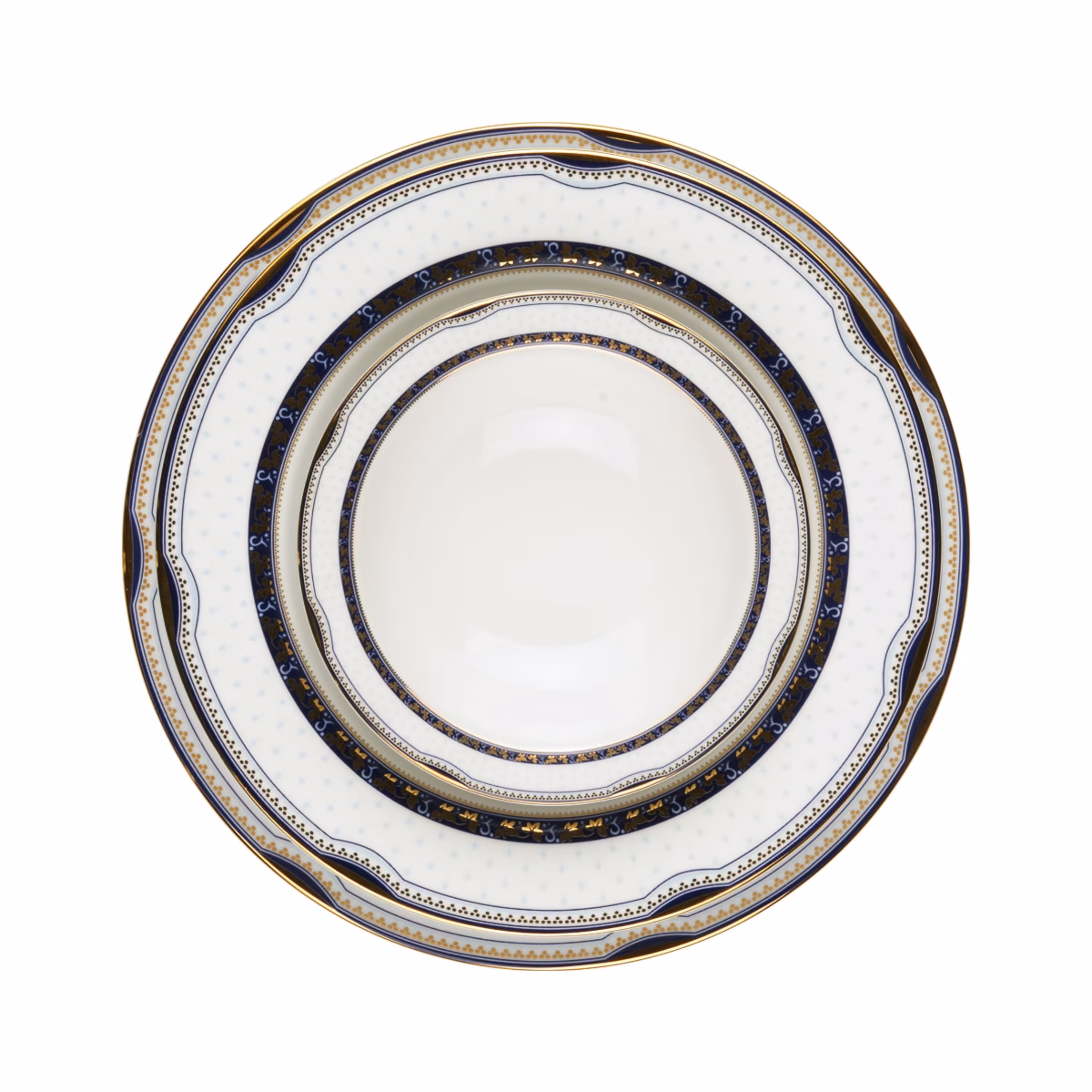 سرویس غذاخوری چینی زرین 6 نفره 28 پارچه پرشیا سرمه ای درجه عالی