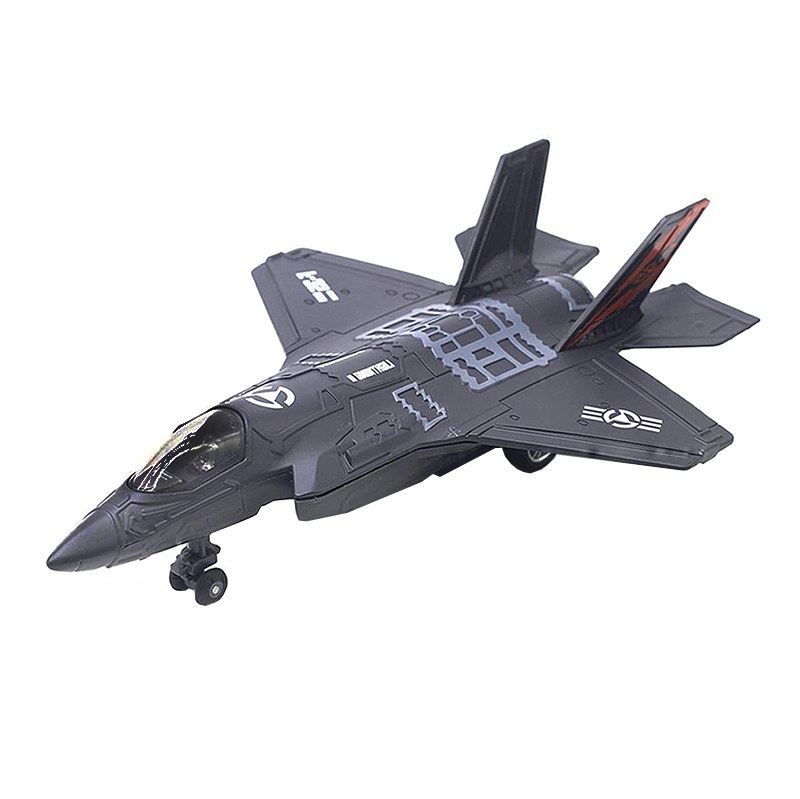 هواپیما بازی مدل F-35 Lightning II رنگ نقره ای